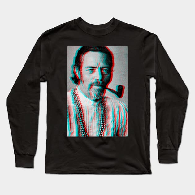 Alan Watts Long Sleeve T-Shirt by TheLiterarian